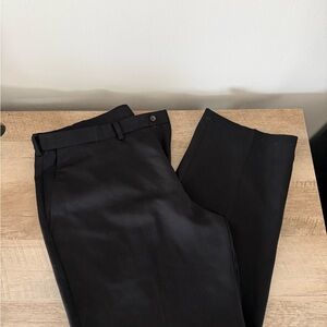 Haggar Mens Classic Black Dress Pants